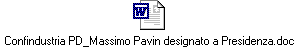 Confindustria PD_Massimo Pavin designato a Presidenza.doc
